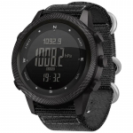 NORTH EDGE APACHE-46 meeste digitaalne k&auml;ekell v&auml;lispordiga jooksmine ujumine v&auml;lispordikellad k&otilde;rgusem&otilde;&otilde;tja baromeeter Kompass WR50M Nylon Strap must