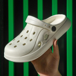 Paksu pehme tallaga suletud ninaga sandaalid suveks &otilde;ues kandmiseks 40-41