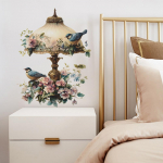 Vintage t&auml;navalamp lind magamistuba elutuba kodu seina taust maastikukujundus dekoratsioon seinakleebised 30*39cm/fun-f568