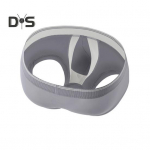 Meeste bokserid Elastne keskmise k&otilde;rgusega disain U-kumer 3D l&otilde;ikega l&uuml;hikesed p&uuml;ksid mugava istuvusega alusp&uuml;ksid igap&auml;evaseks kandmiseks L punane