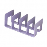 Lauaraamatute hoiustamise korraldaja, raamatutugi, 4 vertikaalse sektsiooniga, plastikust failisorteerimisriiul raamatutele, ajakirjadele roosa