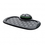 Libisemisvastane auto armatuurlaua padi 360 kraadi p&ouml;&ouml;ratava telefonihoidjaga Universaalne armatuurlaua padi ajutise parkimise numbriga must hall v&auml;rv