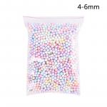 10G/pakendis Macaroni v&auml;rviline &uuml;mmargune vahtkuul t&auml;iteaine kinkekarbi kinkepakendite tarvikute jaoks 4-6mm