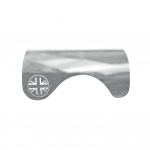 Jalgratta keskjooksu kaitsekleeps kaitse Brompton kokkupandavale jalgrattale s&uuml;sinikkiust BB raami kaitspadi h&otilde;be