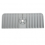 Multifunktsionaalne silikoonist k&ouml;&ouml;gi &auml;ravoolumatt Pritsmekindel segisti &auml;ravoolumatt Libisemisvastane kokkupandav valamu pinnakaitse helehall v&auml;rv