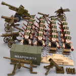 20 tk/partii II maailmas&otilde;ja s&otilde;jalised tegelased II maailmas&otilde;ja s&otilde;durid Rahvusarmee ehitusklotsid Relvad Kokkupandavad klotsid Lastem&auml;nguasjad