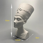Nefertiti b&uuml;st Muinas-Egiptuse muuseum Kordussipskulptuur Lauakaunistused Moodne kodu kaunistus Esteetiline kunstikuju