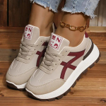 Vabaaja paeltega naiste platvorm tossud pehme tallaga jalutuskingad madala s&auml;&auml;rega mitmek&uuml;lgsed kingad 37 beež