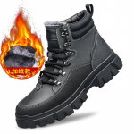 Martini saapad meeste s&uuml;gis- ja talve k&otilde;rge s&auml;&auml;rega t&ouml;&ouml;saapad meeste sametist puuvillased platvormiga vaba&otilde;hu nahksaapad 38