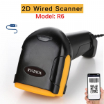Juhtmega v&otilde;i juhtmevaba skanner 1D 2D k&auml;eshoitav v&ouml;&ouml;tkoodilugeja QR-koodi skanner PDF417 supermarketipoe jaoks