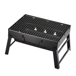 Kaasaskantav BBQ s&ouml;egrill roostevabast terasest v&auml;ike minigrillriistade komplekt &otilde;ues toiduvalmistamine telkimine piknik rannas kaasaskantav grill must