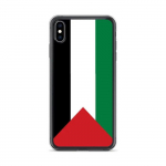 Coque iPhone - mitmev&auml;rviline - Drapeau Palestine - Souple - TPU - &Uuml;hilduv iPhone XS Max