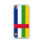 Coque iPhone 6S Plus - R&eacute;publique Centrafricaine - Souple - Mitmev&auml;rviline - Disain Drapeau