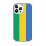 Coque iPhone &ndash; Drapeau Gabon &ndash; iPhone 13 Pro Max &ndash; Supp &ndash; Mitmev&auml;rviline &ndash; Vertikaalne