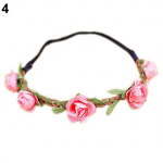 Boho Style Floral Flower Headband Festival Party Wedding Lady Garland juuksepael ADM