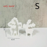 J&otilde;ulup&otilde;dra kaunistus Silikoonvorm DIY J&otilde;ulup&otilde;dra L&otilde;hnastatud Kipsik&uuml;&uuml;nla Vorm Vaikk&auml;sit&ouml;&ouml; Valmistamise T&ouml;&ouml;riistad Kodu Dekoratsiooniks