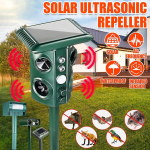 V&auml;litingimustes Aias Kodumajapidamises P&auml;ikeseenergia Peletaja Ultrahelivibratsioon Metsloomade Peletaja M&otilde;isa Talu Rottide Kahjurite T&otilde;rjuja 43*16CM black