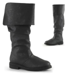 Meeste Naiste Keskaegsed Kingad P&otilde;lvini Saapad Lamedad Meeste Saapad Retro Kauboi Kunstnahast Must Pruun Cosplay Saapad 35 must