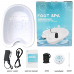 Detoksikatsiooni iooniline jalavann Spa massaažiseade kausiga Footspa iooniline detoxifier Puhastab edendab vereringet Massaažihoolduselektroodid Aqua EU Plug