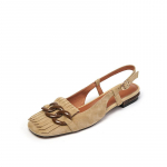 K&otilde;rged kontsad Naistele 2024 Naiste sandaalid Slingbacks Terava ninaga Daamide satiinist nahast sandaalid Magusad suvekingad Sandaalid naistele Mules 4 khaki