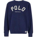 Polo Ralph Lauren Logo Kirjadega &Uuml;mmarguse Kaelusega Pikkade Varrukatega Huppar Meeste huppar Sinine 710952041-001 M white