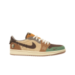 Zion Williamson x Air Jordan 1 Retro Low OG Voodoo Unisex tossud Pruunid Lina Muslin DZ7292-200 42.5 beige