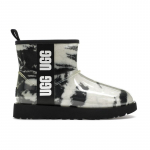 UGG Classic Clear Mini saabas Marmorvalge Must (Naised) Naiste tossud 1120778-BLK 36