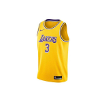 Nike NBA Lakers Anthony Davis Nr. 3 Hingav Trikotaaž Meeste Topid Kollane AA7099-742 S