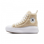 Converse Chuck Taylor All Star Move Platvorm K&otilde;rged GS Sherpa - Beach Stone Laste tossud Kreemjas Valge Must A06794C 37