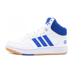 Adidas Hoops 3.0 Mid K Valged Kuninglikud Sinised Laste Tossud Team-Royal Gum IE0222 28