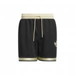 Adidas Originals Adicolor Split Logo Prindiga Pingutusn&ouml;&ouml;riga L&otilde;dva L&otilde;ikega Vabaaja L&uuml;hikesed P&uuml;ksid Unisex Alaosad Must IM9643 XS