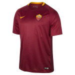 Nike Dri-Fit AS Roma 2016/17 Stiilne Pehme Mugav Lihtne L&uuml;hikeste Varrukatega Jalgpallis&auml;rk Meeste topid S&uuml;gavpunane 776967-677 L