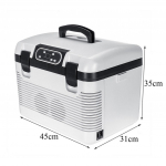 68W 19L Autok&uuml;lmik K&uuml;lmutamine Kuumutamine K&uuml;lmkapp Kompressor EL/AU Pistik DC12-24V Piknikuk&uuml;lmik Kuumutamine -5~65 Kraadi