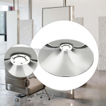 Barber Chair Base Stainless Steel Repair Parts Accessories Sturdy 52 cm Replacement Round for