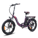 FAFREES F20 Pro Electric Bicycle Foldable 20 250W Motor Electric Bike Adult Top Speed 25Km/h 36V 18AH Range 90Km Load 150Kg 6 Color 36V 18AH lilla