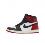 Air Jordan 1 Retro High OG Black Toe Reimagined EU 39 punane