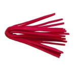 Lot 10 fils chenille rouge 50cm , 9mm