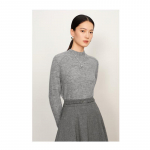 Women's Seamless Wool Blend Half-Turtleneck Sweater M