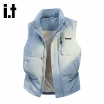 izzue Unisex Stand Collar Padded Vest 2XL