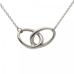 Used TIFFANY&Co. Necklace Double loop Silver925 2.7g Silver El Saperetti