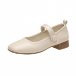 2024 Uus Moodne ja Mitmek&uuml;lgne Ruudukujulise Ninaga Madala Suuga Peales&otilde;idetavad Naiste Kingad Ruudukujulise Kontsaga Mugavad Kevadeks ja S&uuml;giseks 40 beež