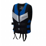 K&otilde;rgelt ujuv kulumiskindel p&auml;&auml;stevest snorgeldamiseks, kalastamiseks, paadis&otilde;iduks, jetis&otilde;iduks, veesuusatamiseks ja aerulauas&otilde;iduks. XL (60-75KG) sinine