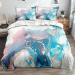 Klassikaline 3D Marmorist Tekikate Komplekt Voodipesu Komplektid Tekikatted Padjap&uuml;&uuml;rid 3-osaline Tekikate Voodipesu Voodi 140x200 Voodikatted cot size70x133cm2pc