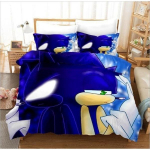 Sonic Kolme Seeria, Kolmeosaline Voodipesu Kodutekstiili Komplekt EU Single 135x200cm