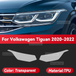 Volkswagen TIGUAN 2020-2022 Auto Esitulede L&auml;bipaistev TPU Kaitsekate Kile Esitulede V&auml;rvi Muutev Kleebis Transparent