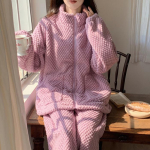 Naiste pidžaama naiste talvine pidžaamakomplekt fliisist pidžaama magamisriided, paksud, soojad sametist, naiste koduriided, kost&uuml;&uuml;mid, armas, armas pidžaama XXL