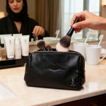 YSL Meigikott Hoiukott - Kompaktne reisipesukott - Suure mahutavusega - Kaasaskantav - Must - 14 * 11 * 4,5 cm must