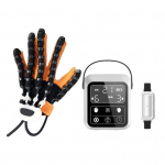 Nutikas taastusravi robotkinnas insuldi ja hemipleegia jaoks 5-s&otilde;rmeline k&auml;eteraapia treener LED-ekraaniga Peegeltreeningu insultikinnas eakatele XXL Left Hand