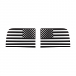 TESIN autokleebised Dodge RAM 1500 auto tagaaknale USA lipu kaunistuskleebis Dodge RAM 2010-2017 2 tk autole must