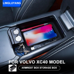 K&auml;etoekarbi hoiukast sobib Volvo XC40 -2023 modifitseeritud keskse hoiukastiga autole FOR XC40 1PCS